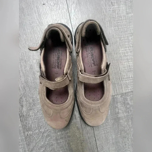 MEPHISTO Runoff Air-Jet System Brown Genuine Leather Mary Janes Womens Size 7.5 - Picture 3 of 5
